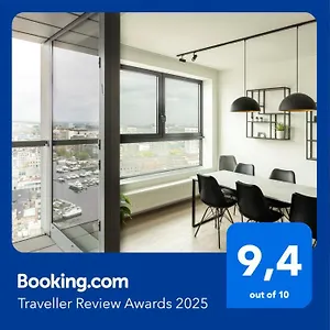 Appartement Uniek - Mooiste En Hoogste Uitzicht Op Antwerpen! - Incl Gratis Parking, Antwerpen